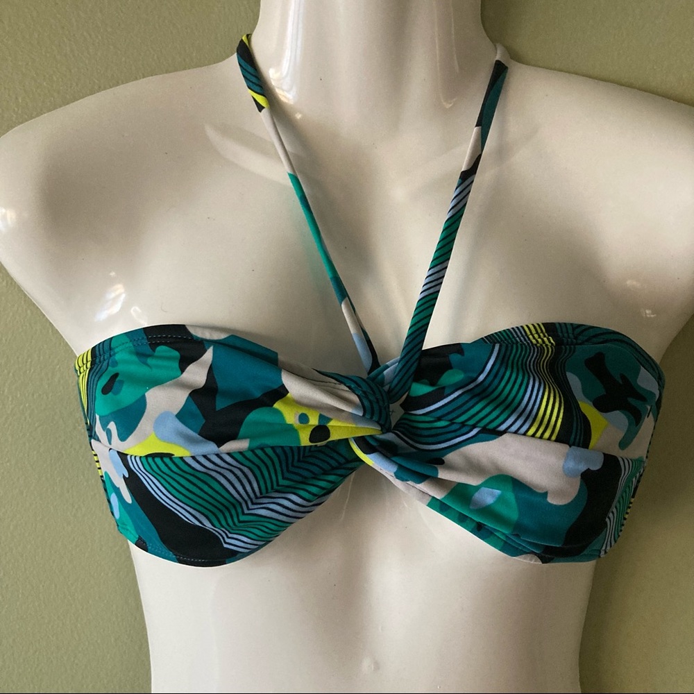 Halter or Bandeau Twist Bikini Top